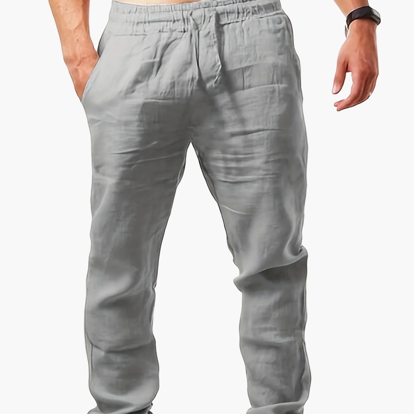 Men's casual pants with straight cut – summer style for everyday and vacation