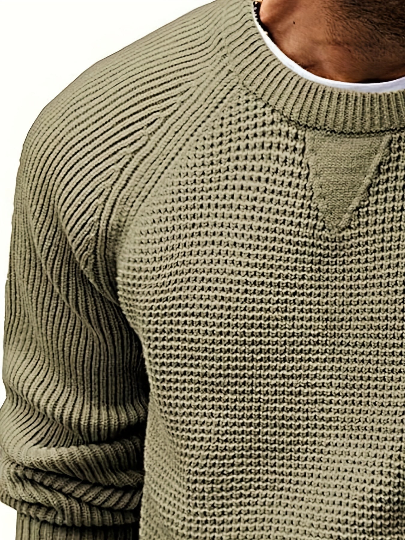 Herren Strickpullover Vintage Stil – Lässiger Rundhals Pullover für Alltag und Freizeit