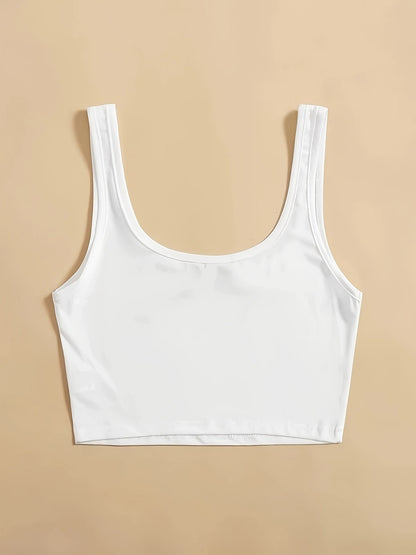 Women's Basic Tank Top for Sports and Leisure – Modern Sleeveless Top