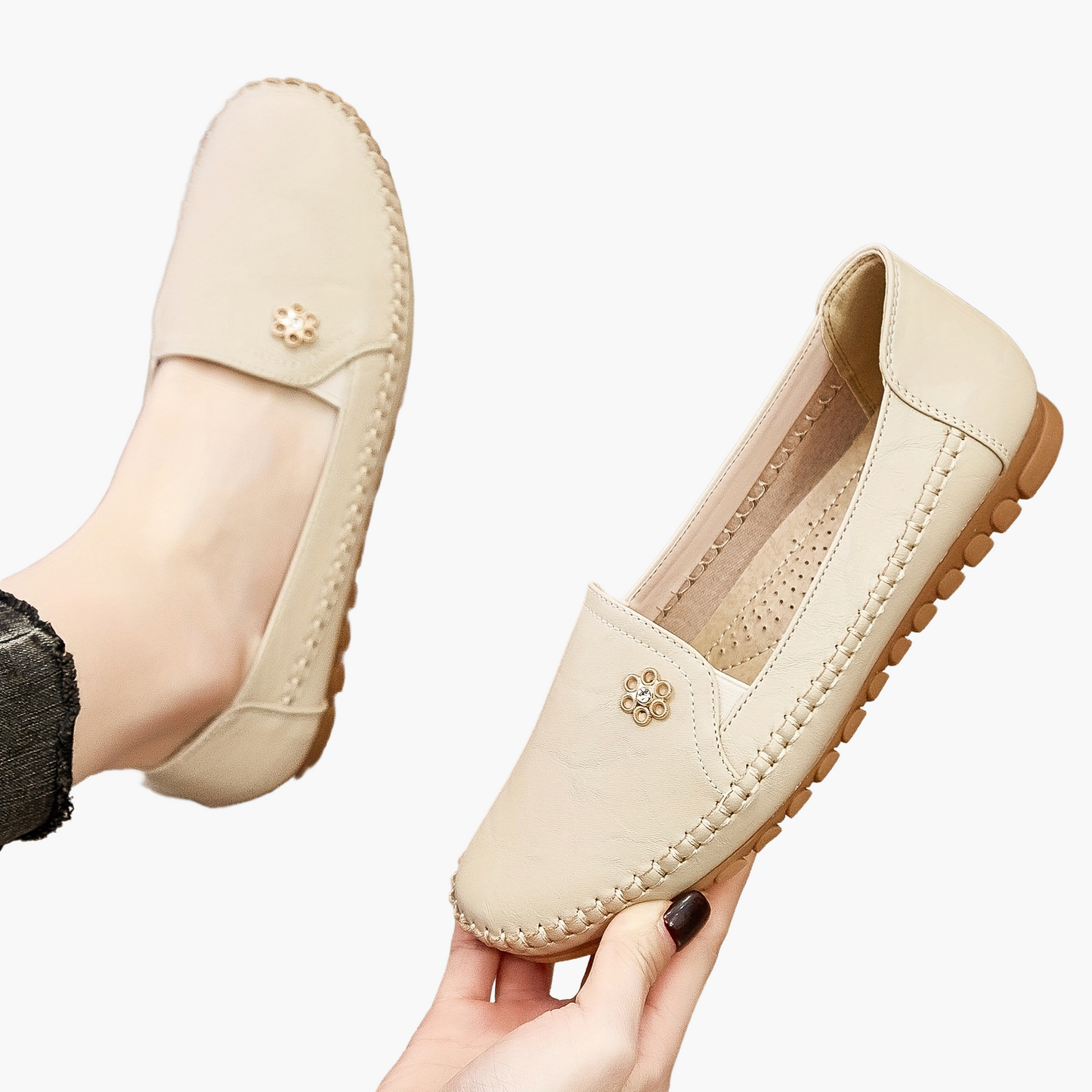 Damen Bequeme Penny Loafer Alltagsschuhe – Modischer Freizeitstil
