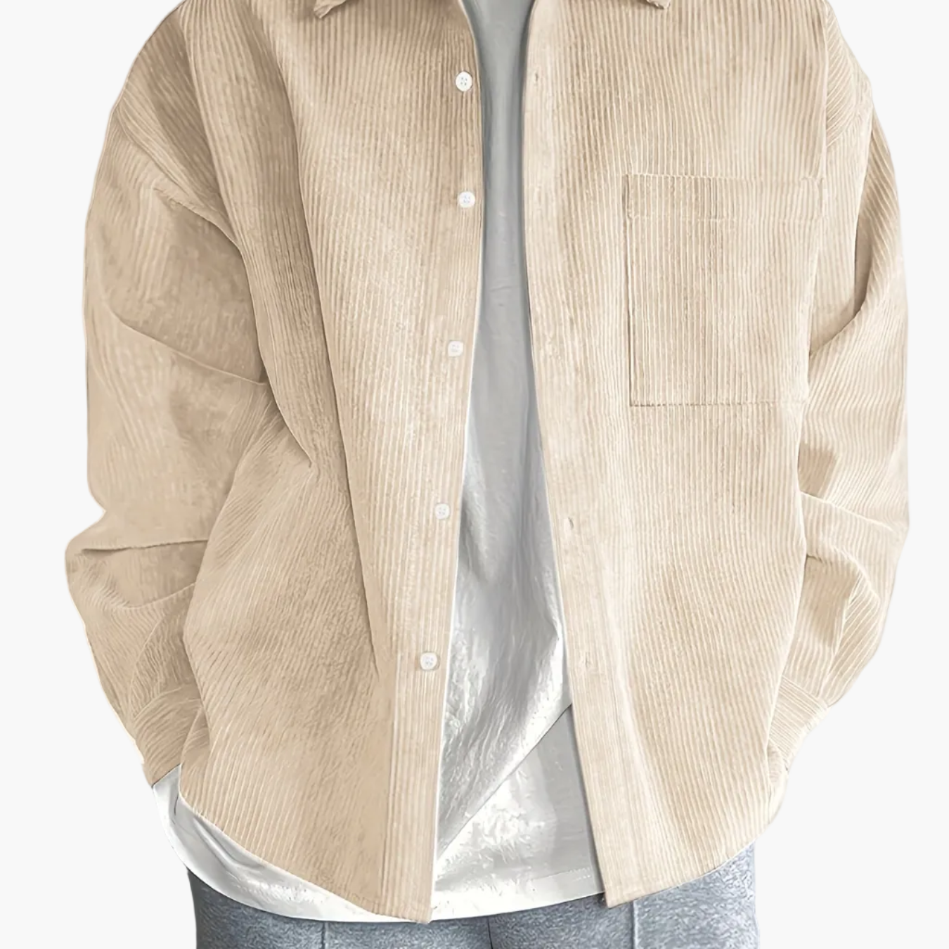 Men's Oversize Casual Jacket – Modern Urban Style for Everyday and Leisure