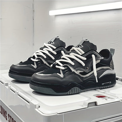 Men's Low Sneakers Streetwear Chunky Casual Shoes for Autumn and Sports