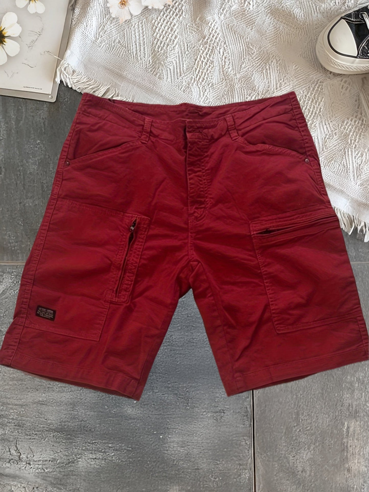 Men's Cargo Shorts Casual Style with Pockets – Ideal for Summer and Weekends