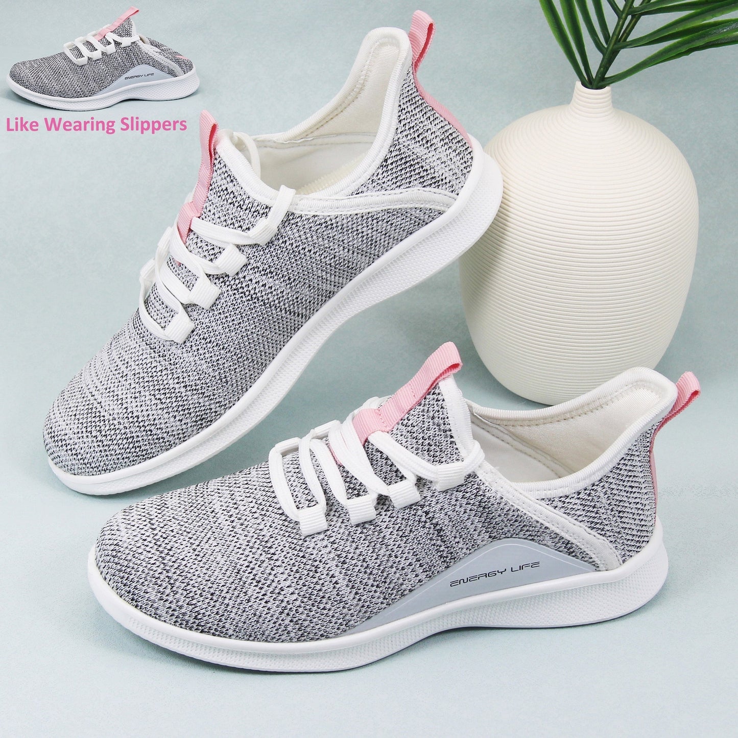 Women's Casual Sneakers – Comfortable Slip-On Style for Everyday & Sports