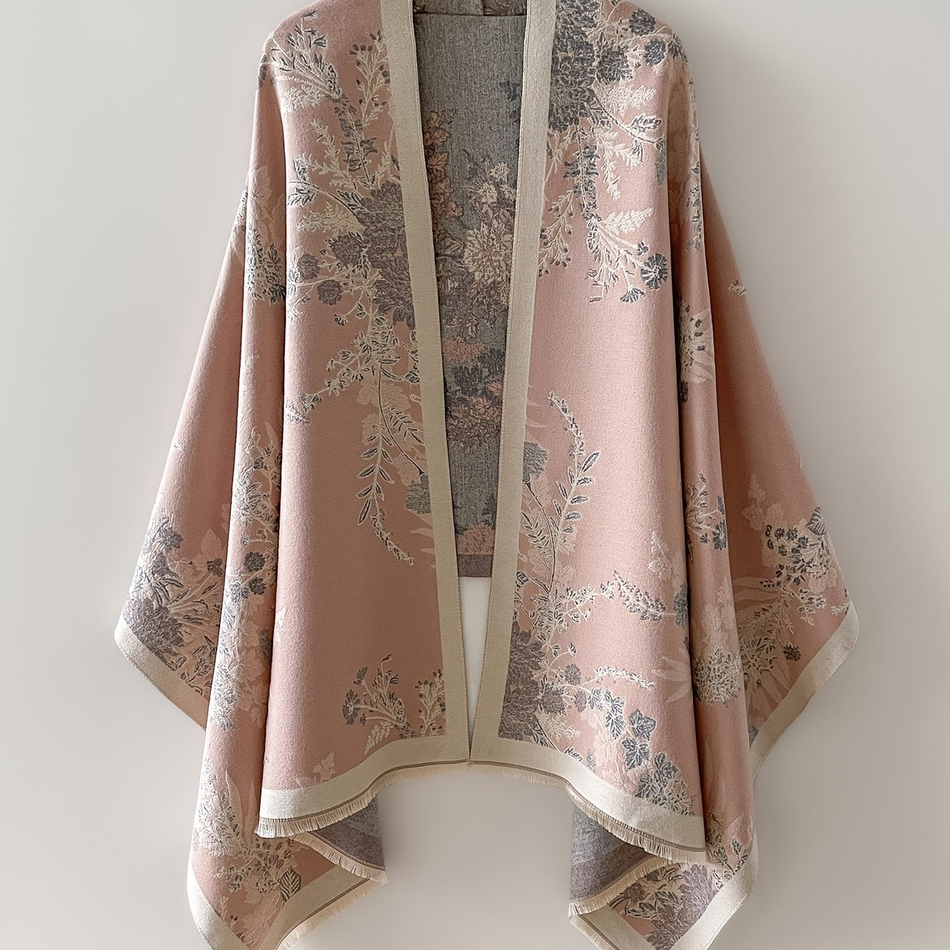 Women's Kimono Cardigan with Floral Pattern – Elegant Boho Style for Every Occasion