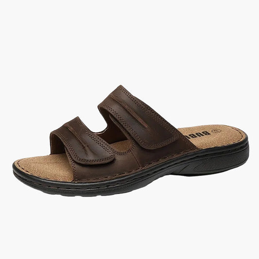Men's Comfort Outdoor Sandals with Velcro Closure – Comfortable Casual Shoes for Everyday Wear & Walks