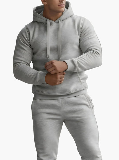 Men's Tracksuit Hoodie Set – Sporty Casual Look for Everyday and Fitness