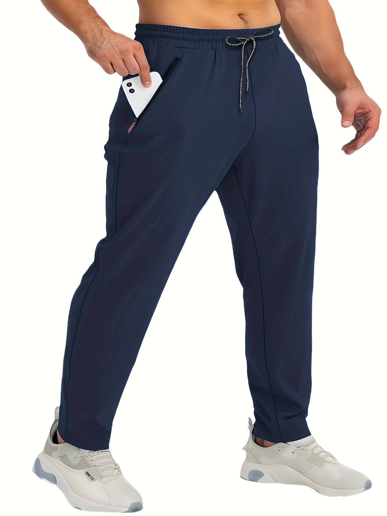 Herren Jogginghosen Set – Bequeme Sport- und Freizeithosen mit Reißverschlusstaschen, 3er Pack