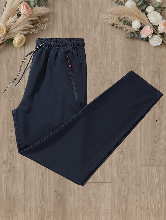 Men's Sports Pants with Zipper Pockets – Comfortable Training Pants for Everyday and Fitness Use