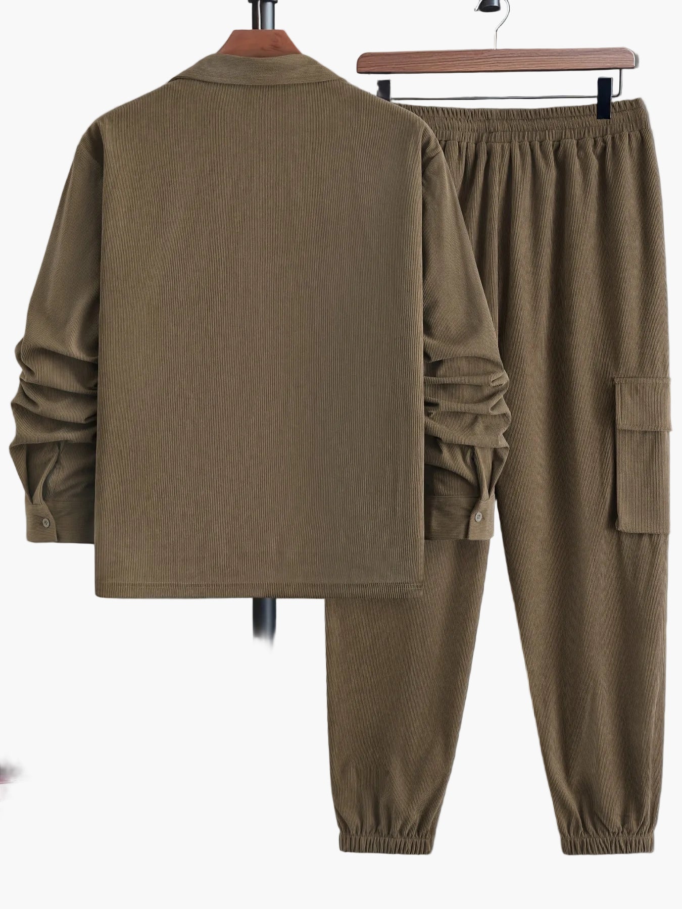 Men's Casual Suit Set – Sporty Street Style with Jacket and Jogging Pants, Ideal for Everyday and Leisure