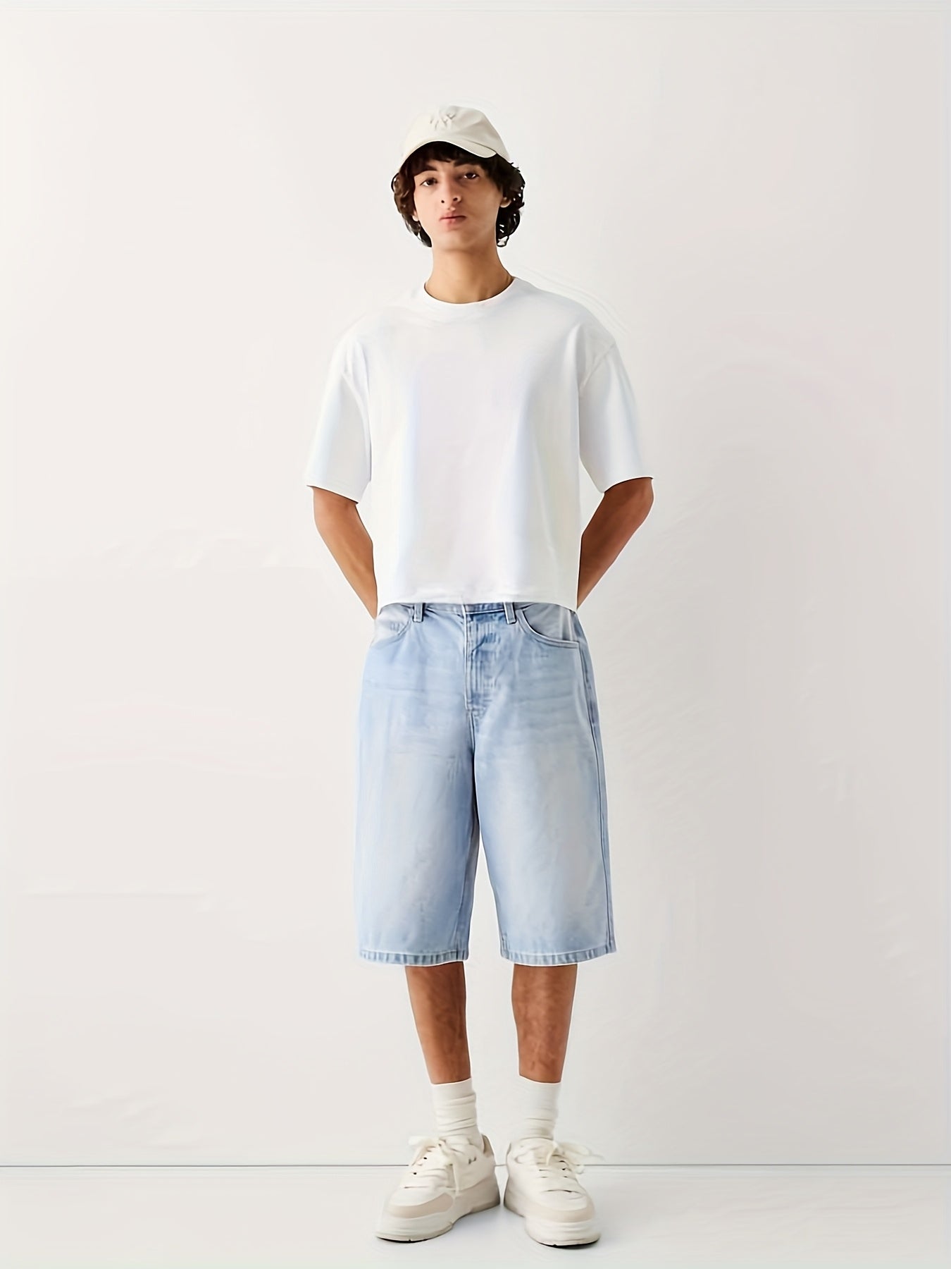 Men's Relaxed Fit Denim Bermuda Shorts – Casual Jeans Shorts in Urban Style