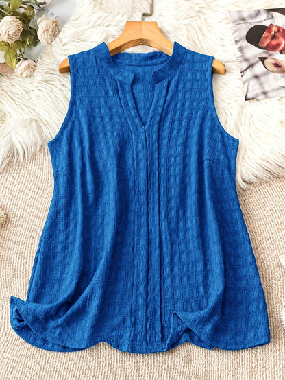 Damen Ärmellose Tunika mit V-Ausschnitt – Eleganter Freizeit-Look für jeden Tag