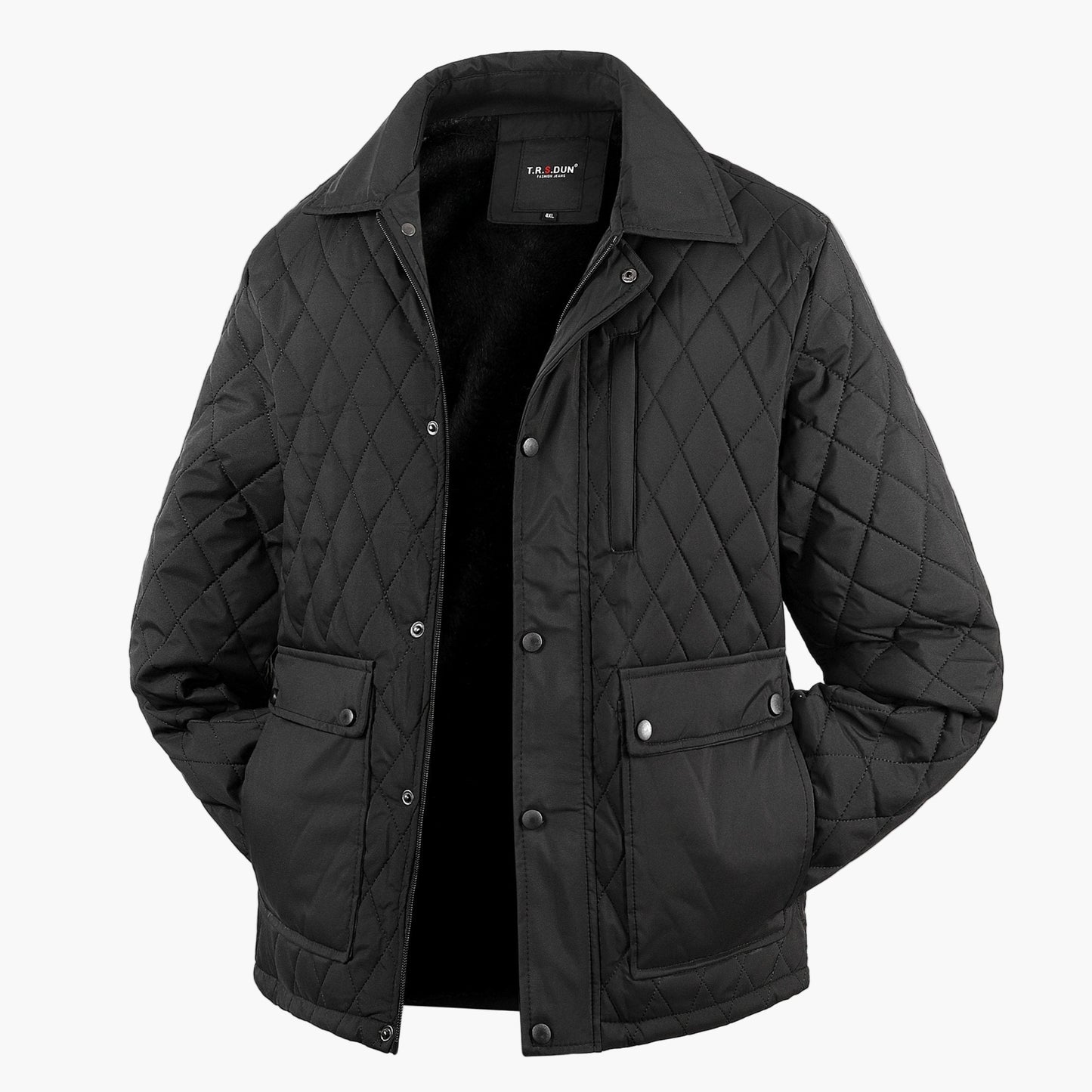 Men's quilted jacket in casual look – transitional jacket with pockets for everyday and leisure use