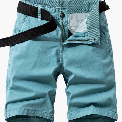 Men's Casual Bermuda Shorts with Belt – Perfect for Leisure and Vacation