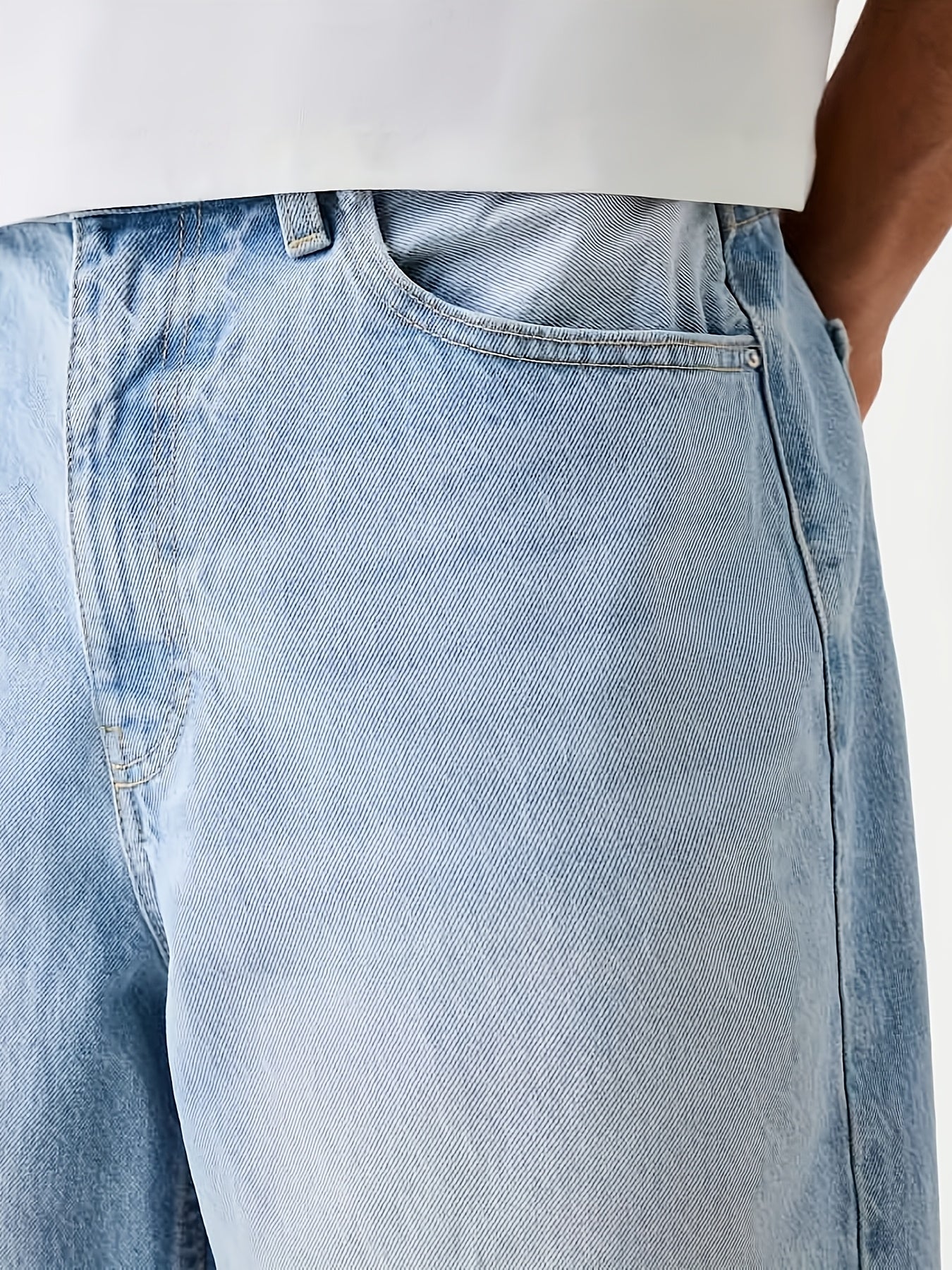 Men's Relaxed Fit Denim Bermuda Shorts – Casual Jeans Shorts in Urban Style