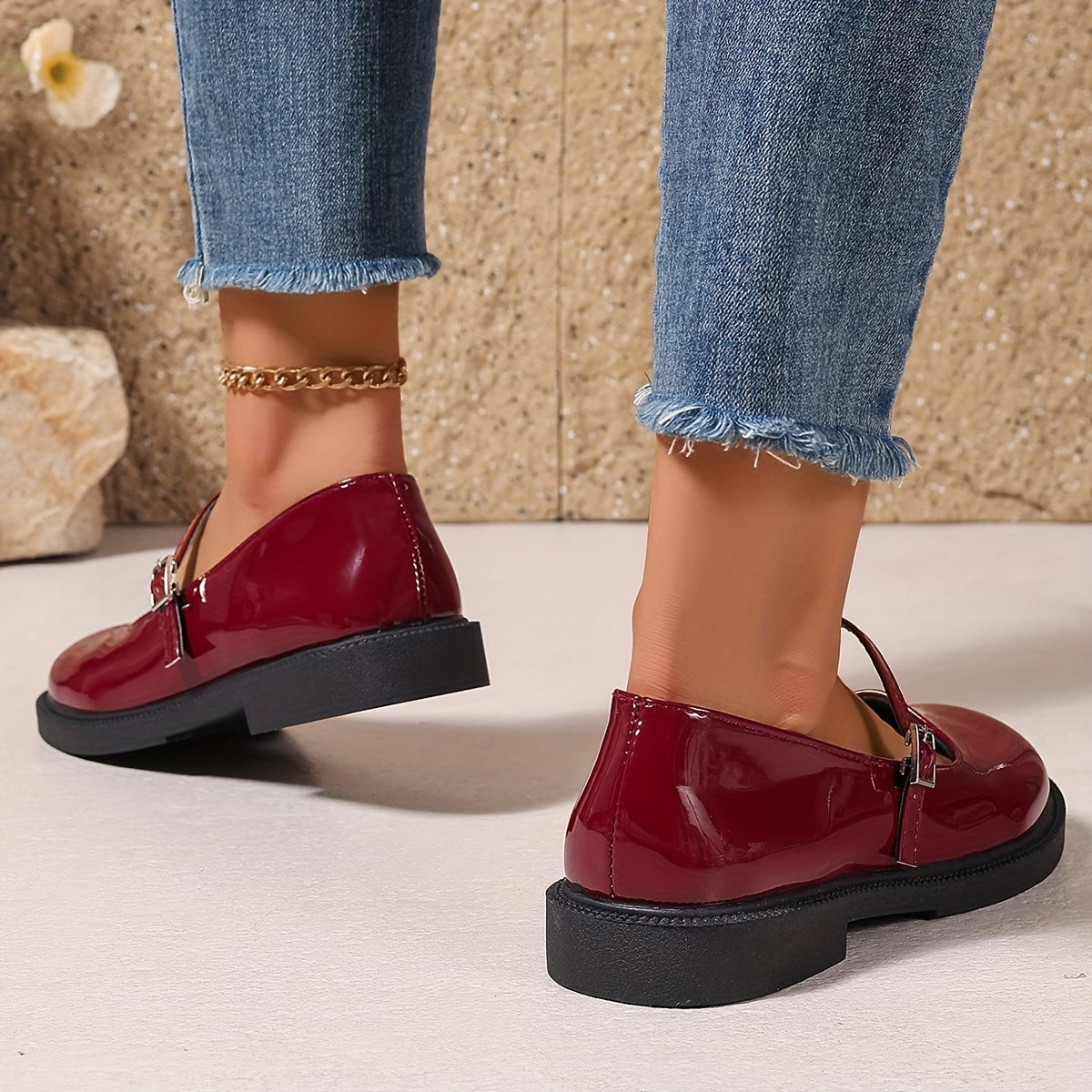 Women's Preppy Style Mary Jane Shoes for Everyday and Leisure