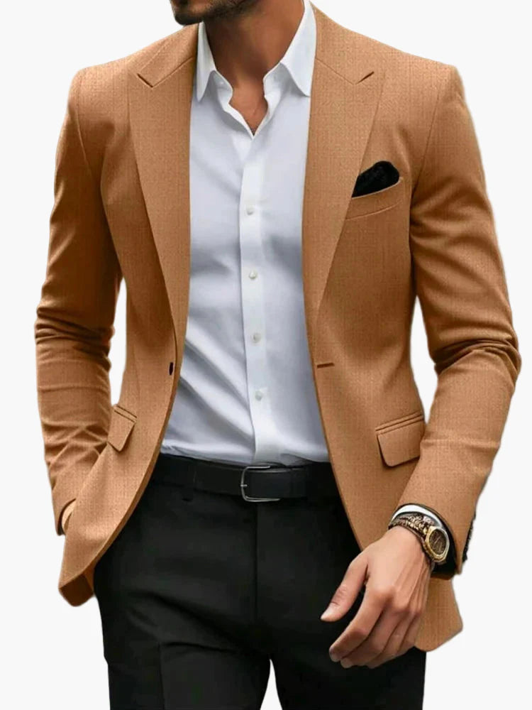 Herren Modern Business Jacket – Slim Fit Blazer for Office and Festive Occasions