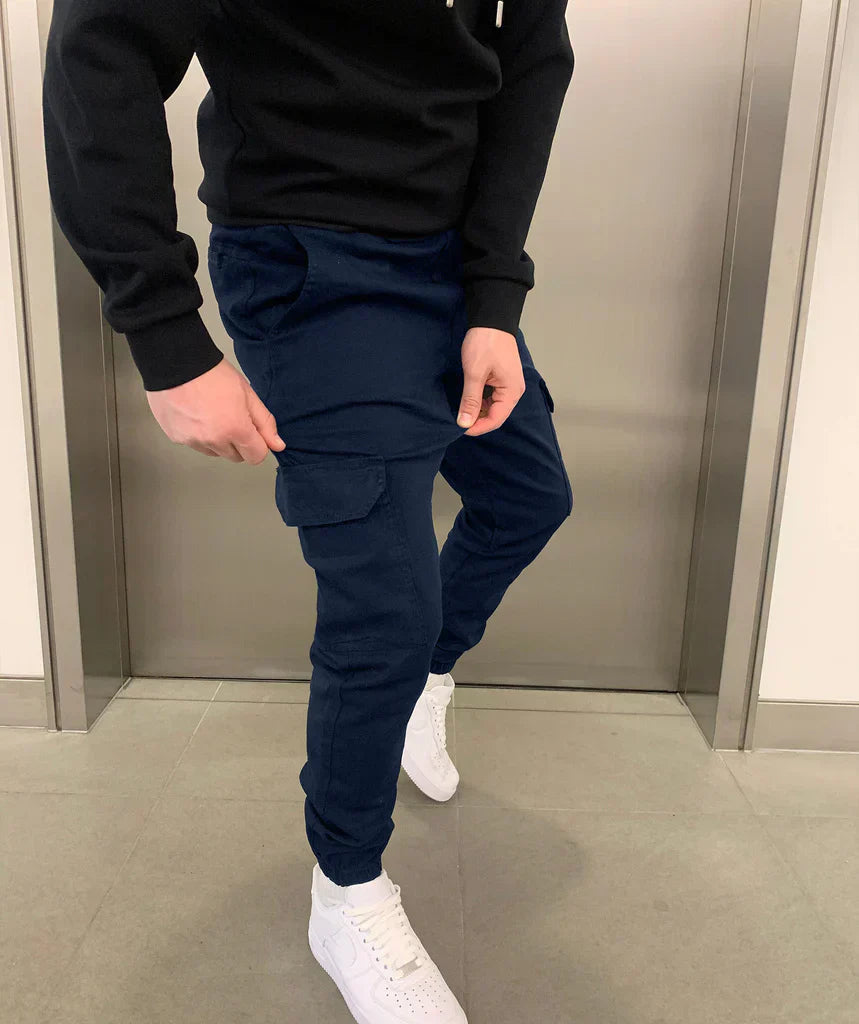 Men's Jogger Work Pants Street Style with Utility Pockets – City Leisure & Exercise