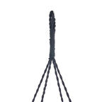 Hanglamp katoen zwart Nomad XL, handgemaakt met kwastjes – Ø 50 x 160 cm