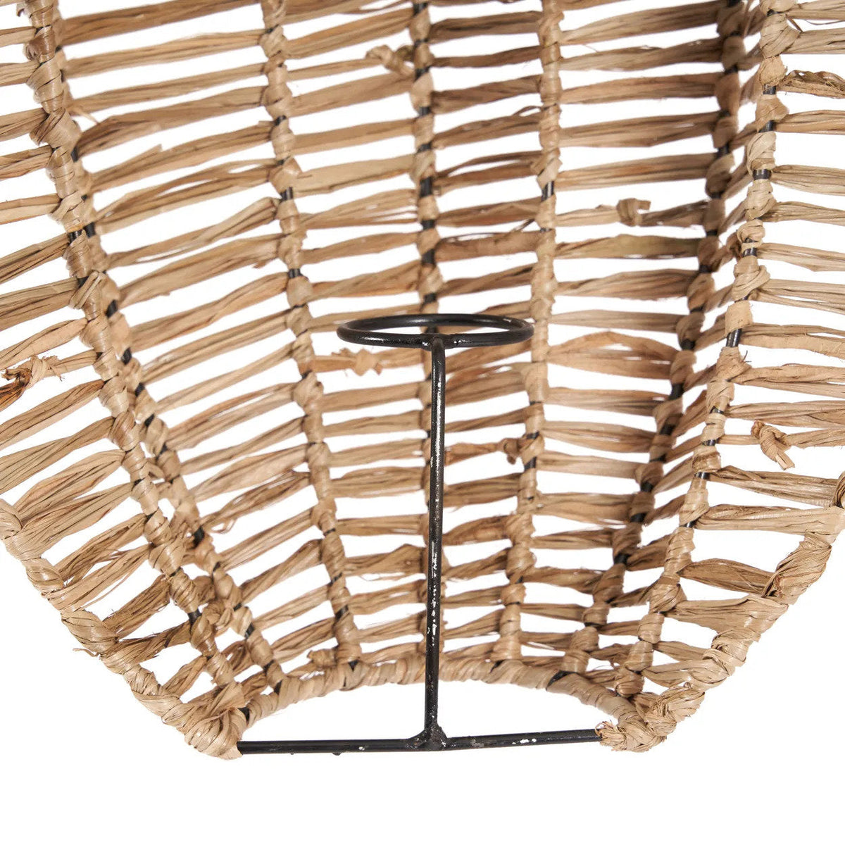 Lampenkap raffia naturel Avanti, voor wandlamp, 15 x 30 x 40 cm (b x l x h), zonder bedrading
