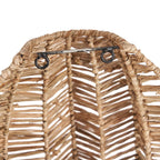 Lampenkap raffia naturel Avanti, voor wandlamp, 15 x 30 x 40 cm (b x l x h), zonder bedrading