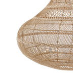 Hanglamp rotan handgeweven The Drop XL naturel Ø 107 x 110 cm, druppelvorm voor woonkamer