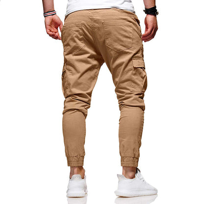 Men's Cargo Jogging Pants – Fashionable Cargo Pants with Pockets and Elastic Waistband, Ideal for Everyday and Outdoor Use