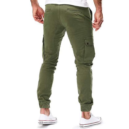 Men's Cargo Jogging Pants – Fashionable Cargo Pants with Pockets and Elastic Waistband, Ideal for Everyday and Outdoor Use