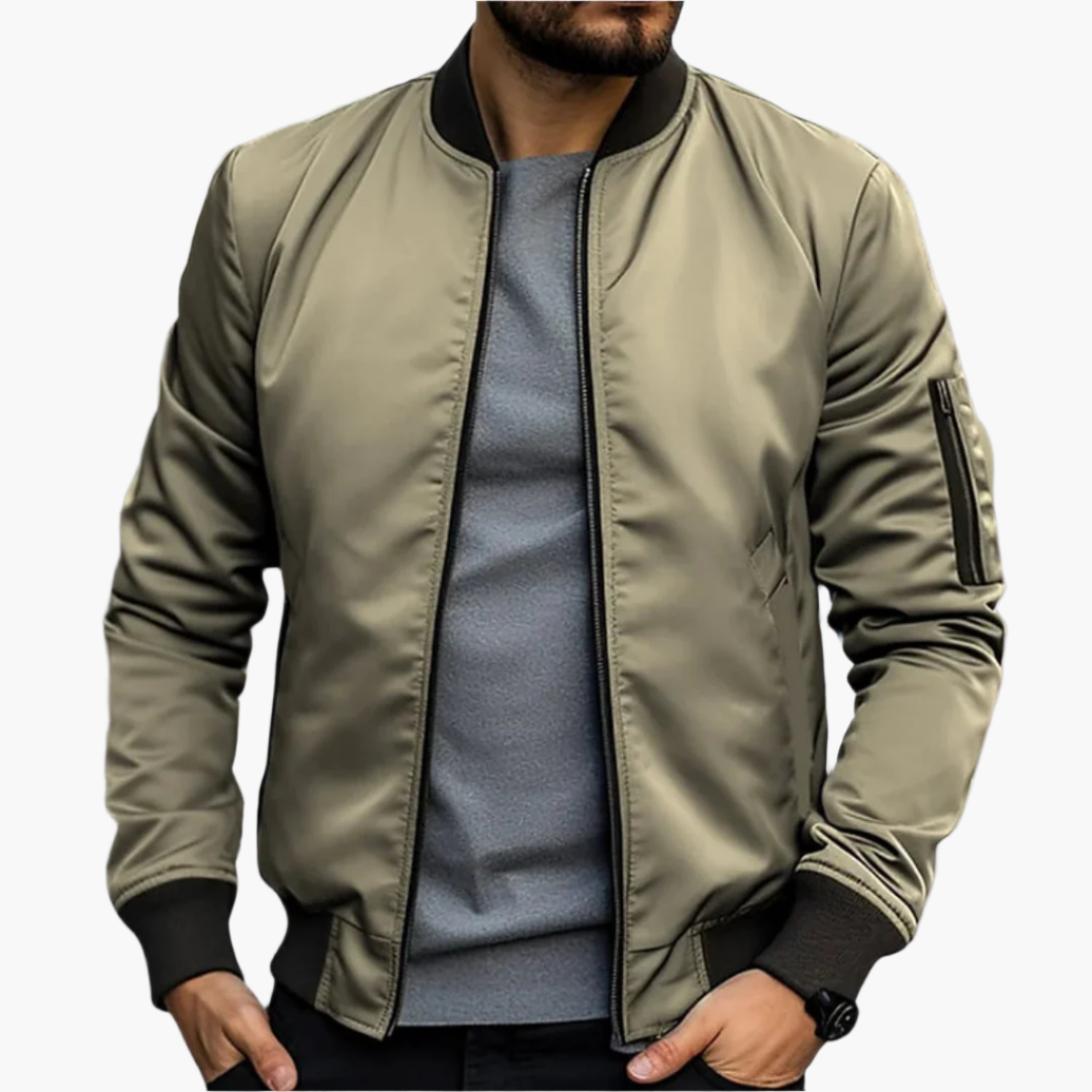 Men's bomber jacket transitional jacket modern streetwear – stylish & versatile for leisure and everyday use