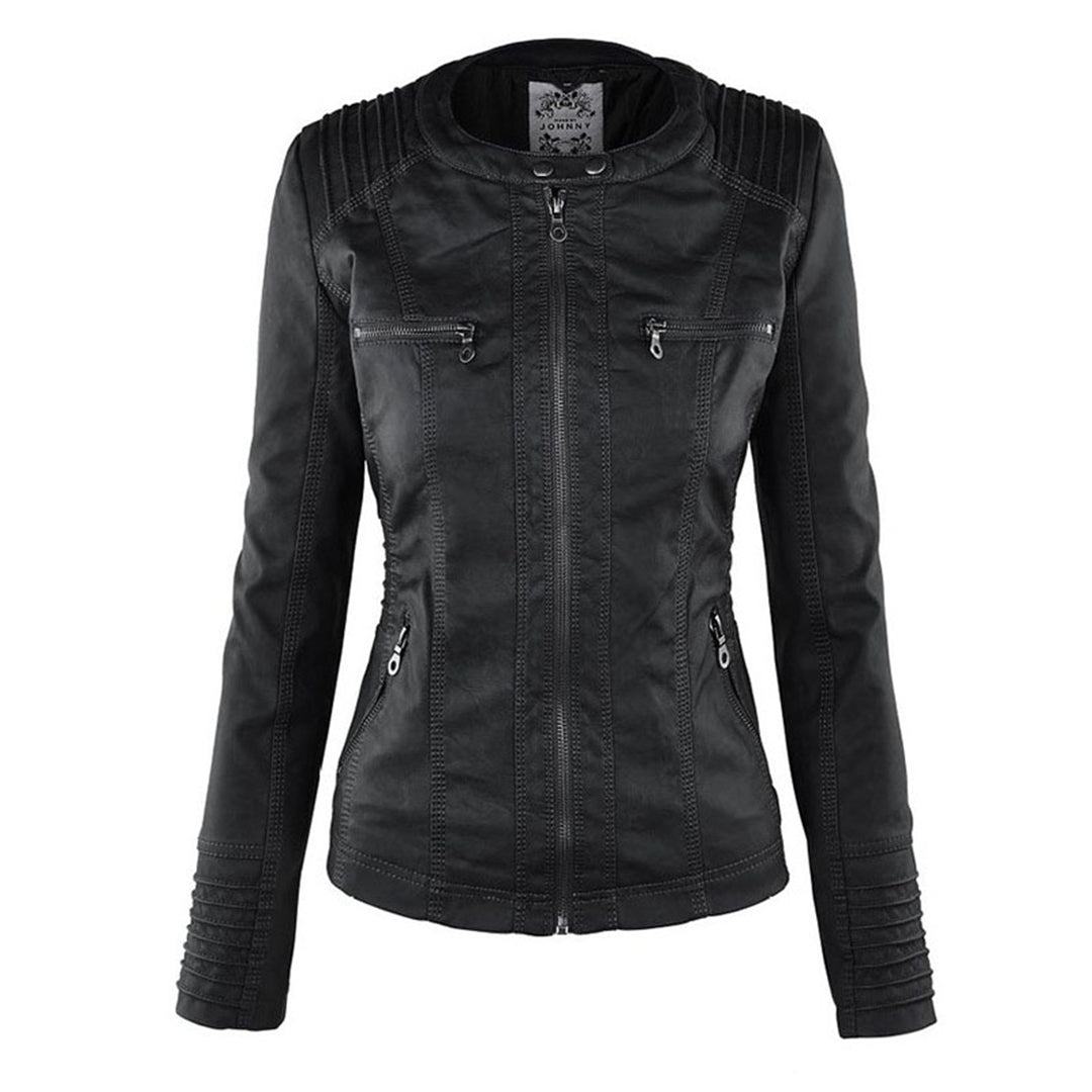 Women's jacket with hood – Fashionable transitional jacket for everyday and leisure use