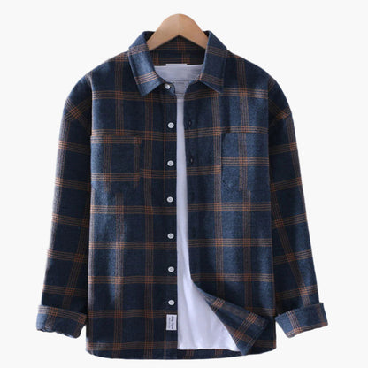 Men's Casual Shirt Checked – Modern Lumberjack Look Shirt for Everyday & Outdoor