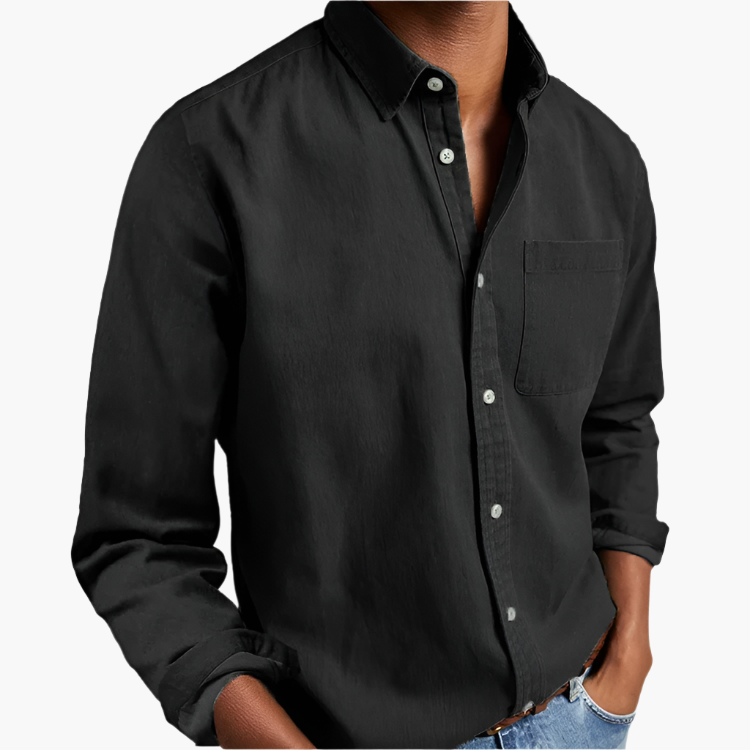 Men's Button-Down Shirt – Timeless Casual Shirt for Versatile Use