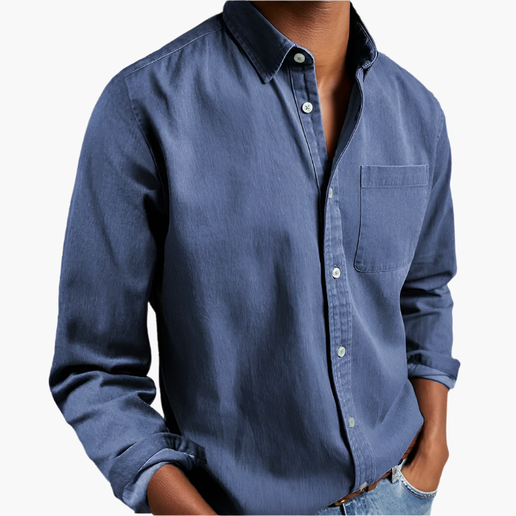 Men's Button-Down Shirt – Timeless Casual Shirt for Versatile Use