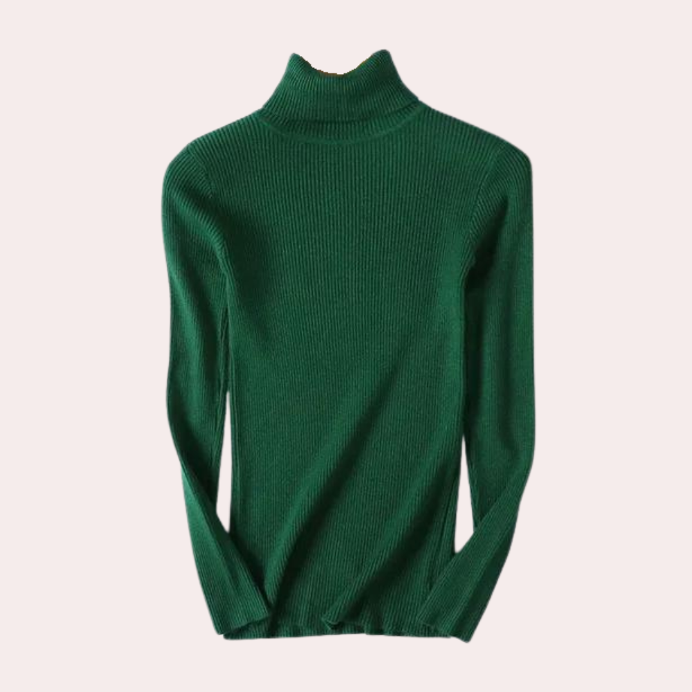 Damen Rollkragenpullover Strick Eleganter Stil für Alltag und Büro