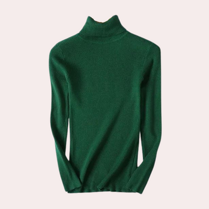 Damen Rollkragenpullover Strick Eleganter Stil für Alltag und Büro
