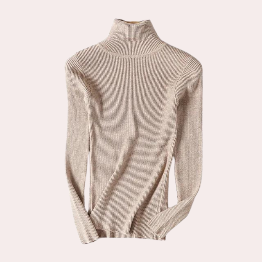 Damen Rollkragenpullover Strick Eleganter Stil für Alltag und Büro