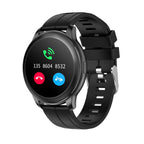 Smartwatch rond 1,69-inch scherm TrainerRound zwart, met stappenteller en slaapmonitor