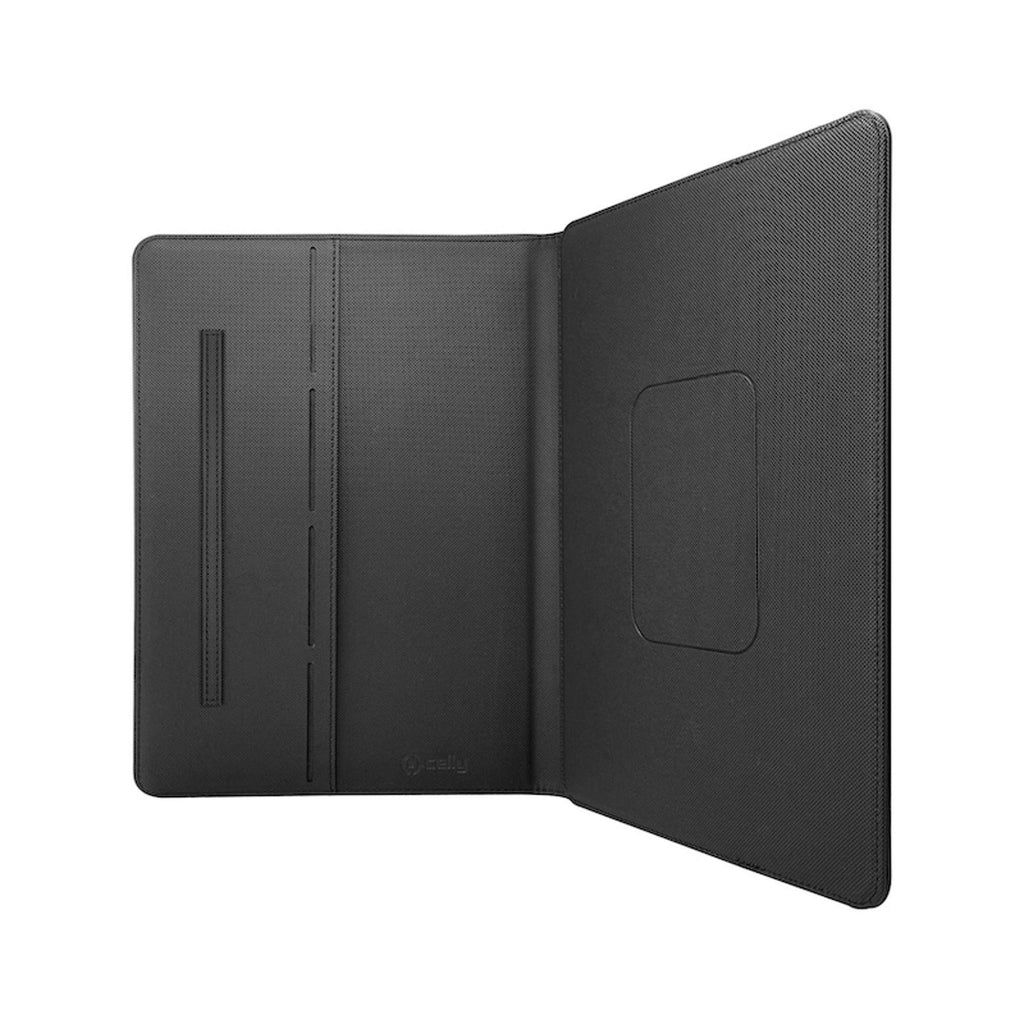 Tablethoes UniMag zwart 11 inch, met magnetische sluiting en verstelbare standaard