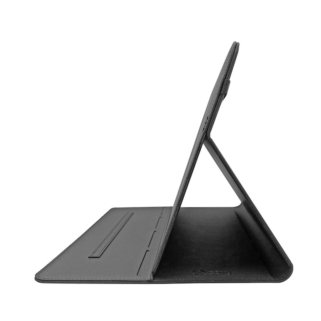 Tablethoes UniMag zwart 11 inch, met magnetische sluiting en verstelbare standaard