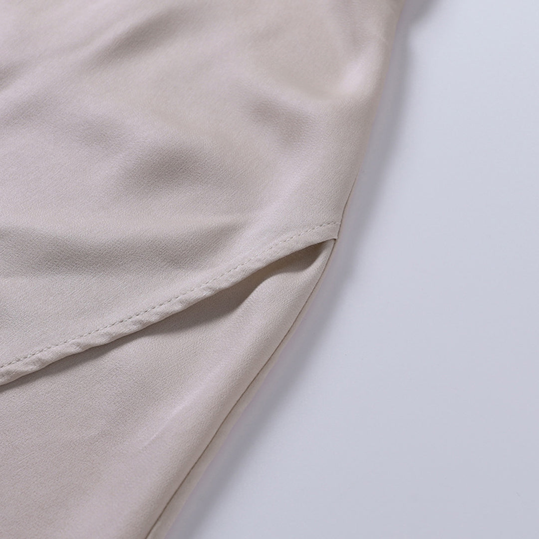 Damen Abendkleid Elegant Maxikleid mit Schlitz und Wickelausschnitt – Perfekt für Feste und Partys