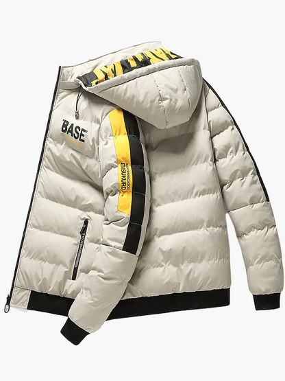 Herren Winter Steppjacke Urban Style mit Kapuze – Trendige Streetwear für kalte Tage