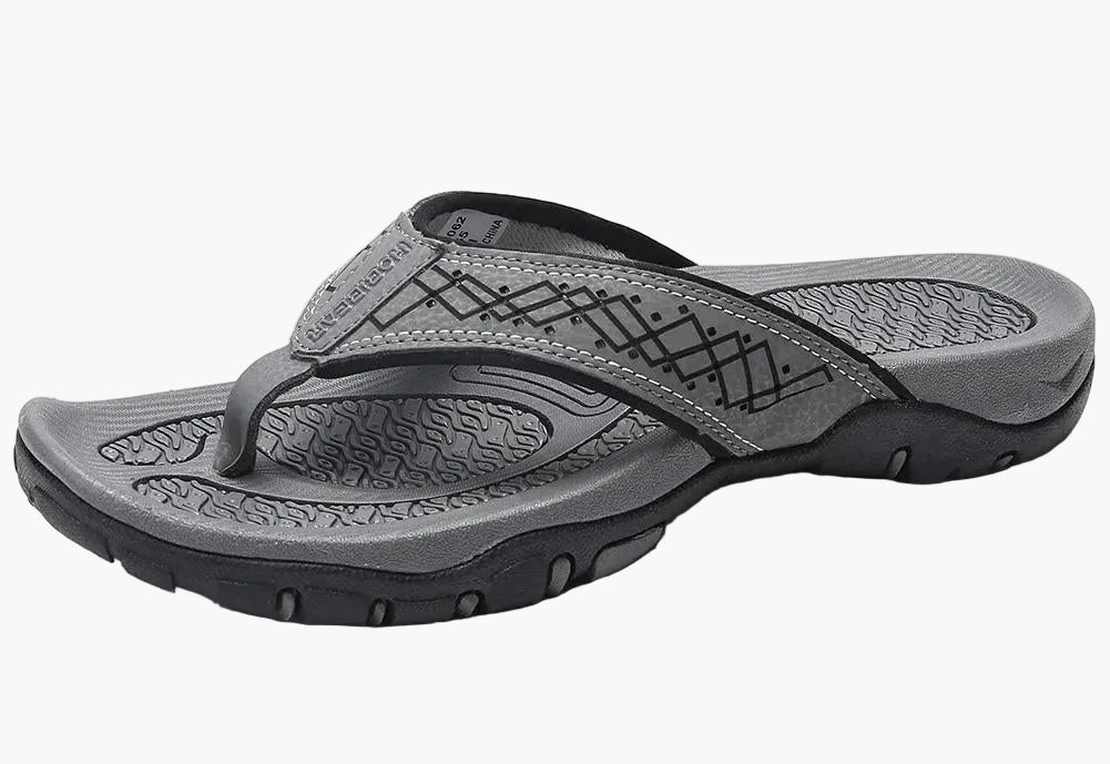 Herren Sportliche Zehentrenner Sandalen mit Fußgewölbestütze – Outdoor & Alltag Flip Flops