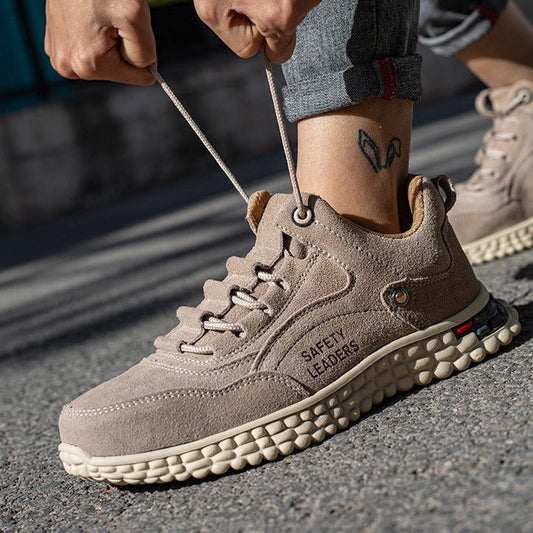 Men's Orthopedic Safety Shoe Sporty Work & Leisure Shoe Comfort and Protection
