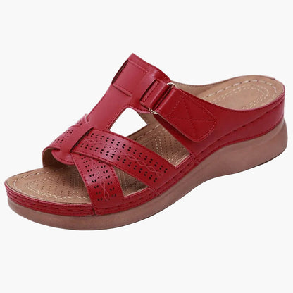 Women's Comfortable Slip-On Wedge Sandals for Everyday and Leisure