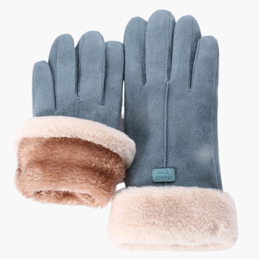 Damen Winterhandschuhe Furry – Stilvolle und warme Alltags-Handschuhe mit Touchscreen-Funktion