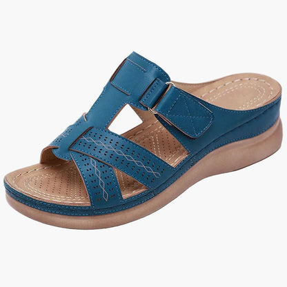 Women's Comfortable Slip-On Wedge Sandals for Everyday and Leisure