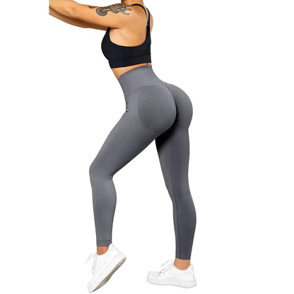 Women's Seamless High Waist Lift-Up Trousers for Exercise & Everyday Use