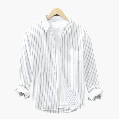 Men's casual shirt with stripes – Classic & modern for everyday and office