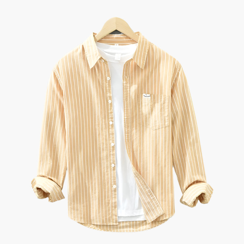 Men's casual shirt with stripes – Classic & modern for everyday and office