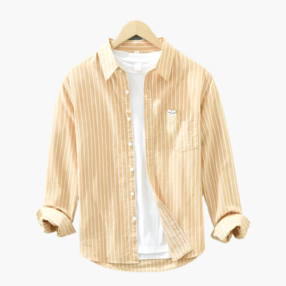 Men's casual shirt with stripes – Classic & modern for everyday and office